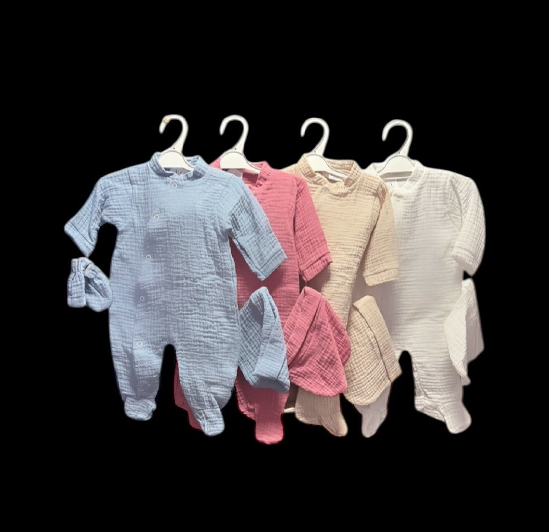 ENSEMBLE GAZ COTON 3pce